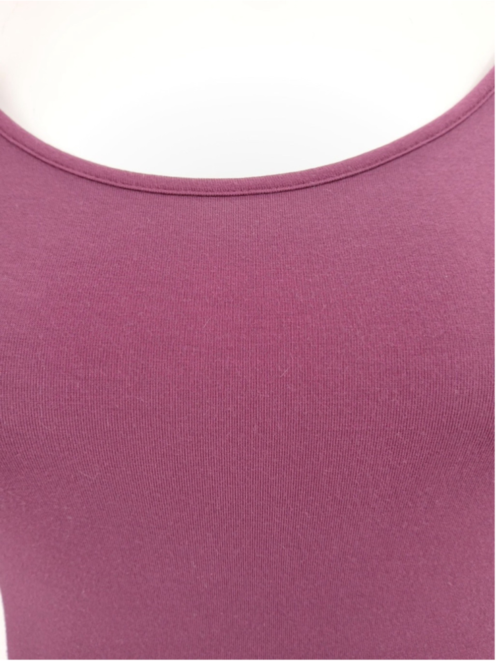 Melrose And Market Womens Burgundy Top Size M Scoop Neck Long Sleeves Knit - Picture 3 of 8